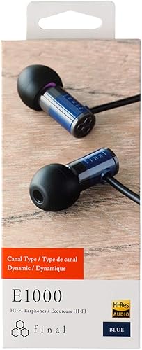 Miniatura 6 de Final Auriculares con aislamiento intrauditivo E1000, controlador dinámico de 0.252 in, certificado de contratación, cable duradero, galardonado,