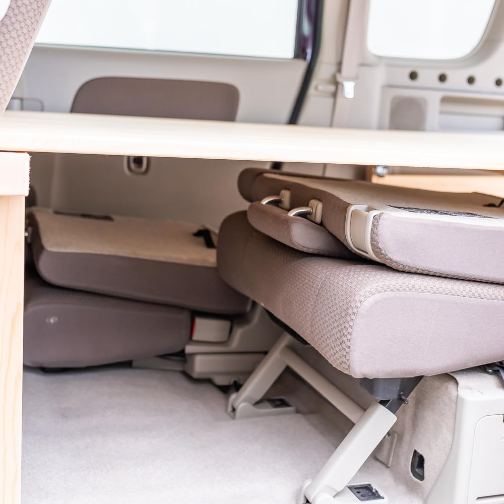 TABIKI　ベッドキット DA17W ワゴン　DA17V VAN　フラット式 Amazon.co.jp: TABIKI 車中泊ベッドキット ワックス塗装, エブリィ