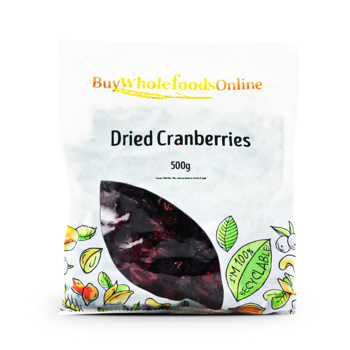 Dried Cranberries 500g (BWFO)