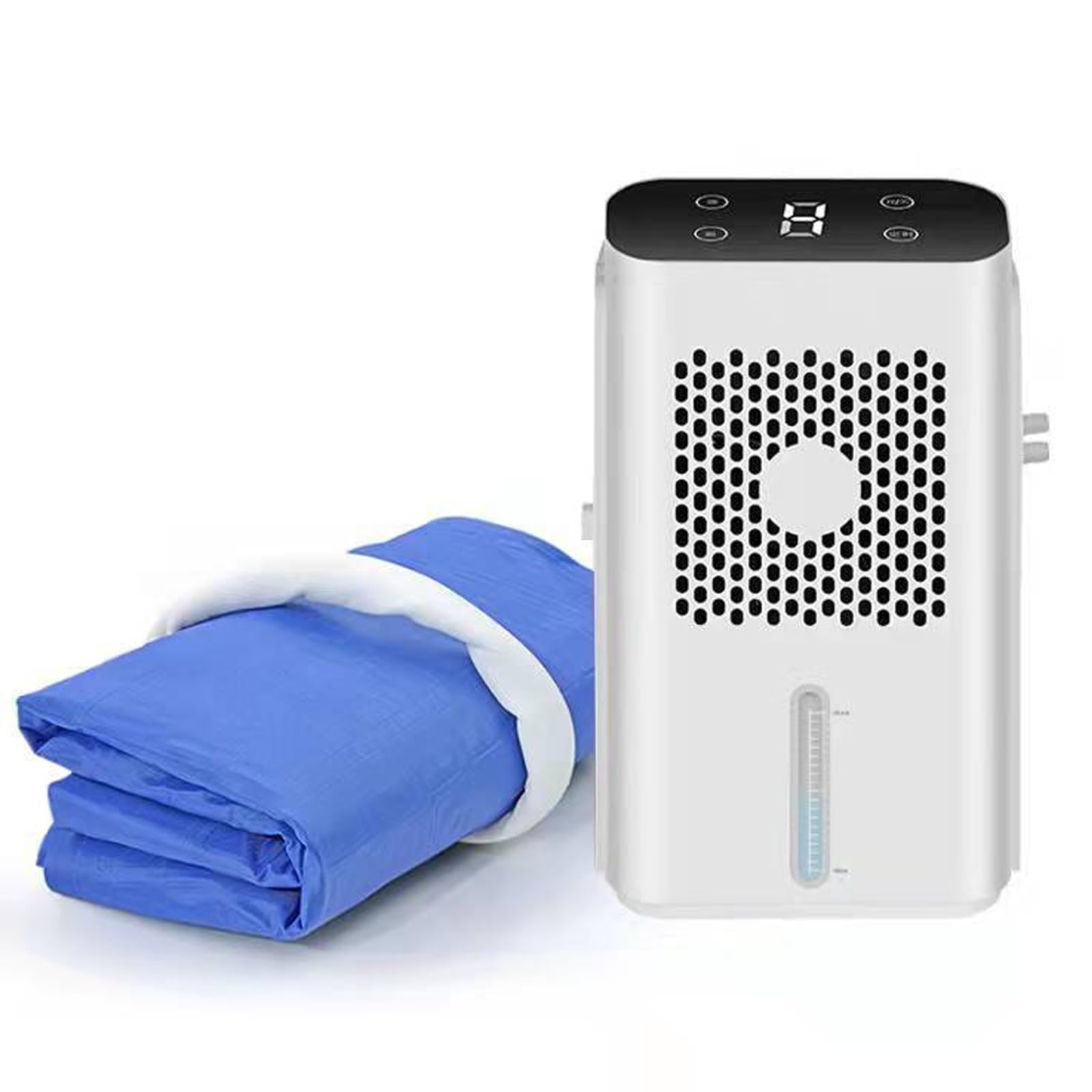 KüHlmatte Bett Elektrisch KüHlmatratze Cooler Bed, KüHlung Per Wasserkreislauf, Leiser Lauf, Kein Direkter Luftstrom, Ideal FüR Nachtschweiß, Sicher Und Effizient Single