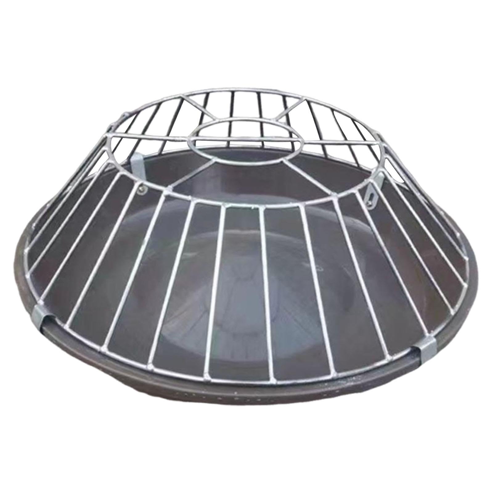 Comedero para Pollos, Comedero para Aves de Corral, Comedero Portátil, Cubo para Alimentar Gansos, 30 Hoyos
