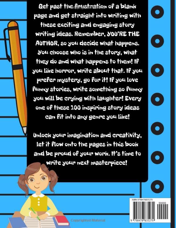 You're The Author: 100 Story Starters For Kids. Nurture Their Creativity And Imagination. Help Children Develop Writing Skills With This Creative And Engaging Story Writing Prompts Book - Image 2