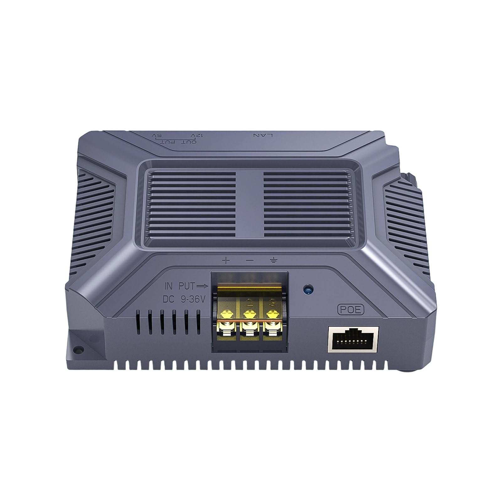 12 V-200 W industriale con connettore USB A e tipo C per dispositivi di rete, adattatore di alimentazione esterno resistente all'umidità