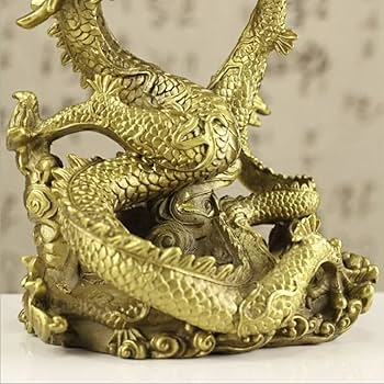 ●開運 龍神 富士龍 【霊峰富士&五本爪皇帝龍】ブロンズ製（真鍮製）【旭峰作】 ○開運 龍神 富士龍 【霊峰富士&五本爪皇帝龍】ブロンズ製（真鍮