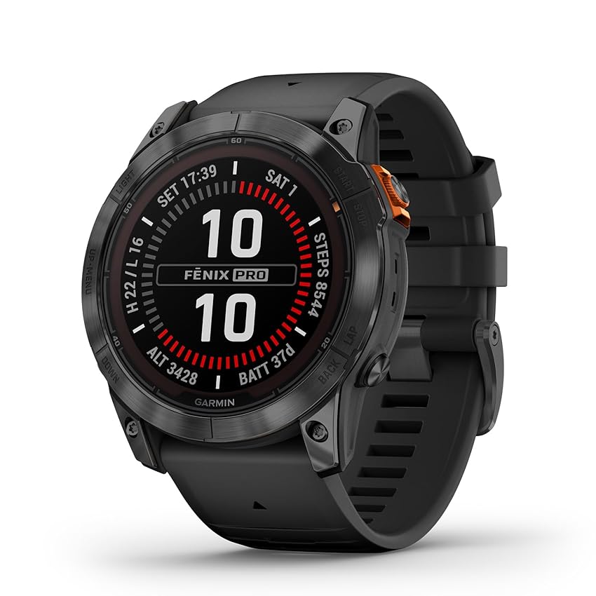 Garmin fēnix 7X Pro Solar, Smartwatch, Ricarica solare, 51mm, Torcia LED, Touchscreen 1,4