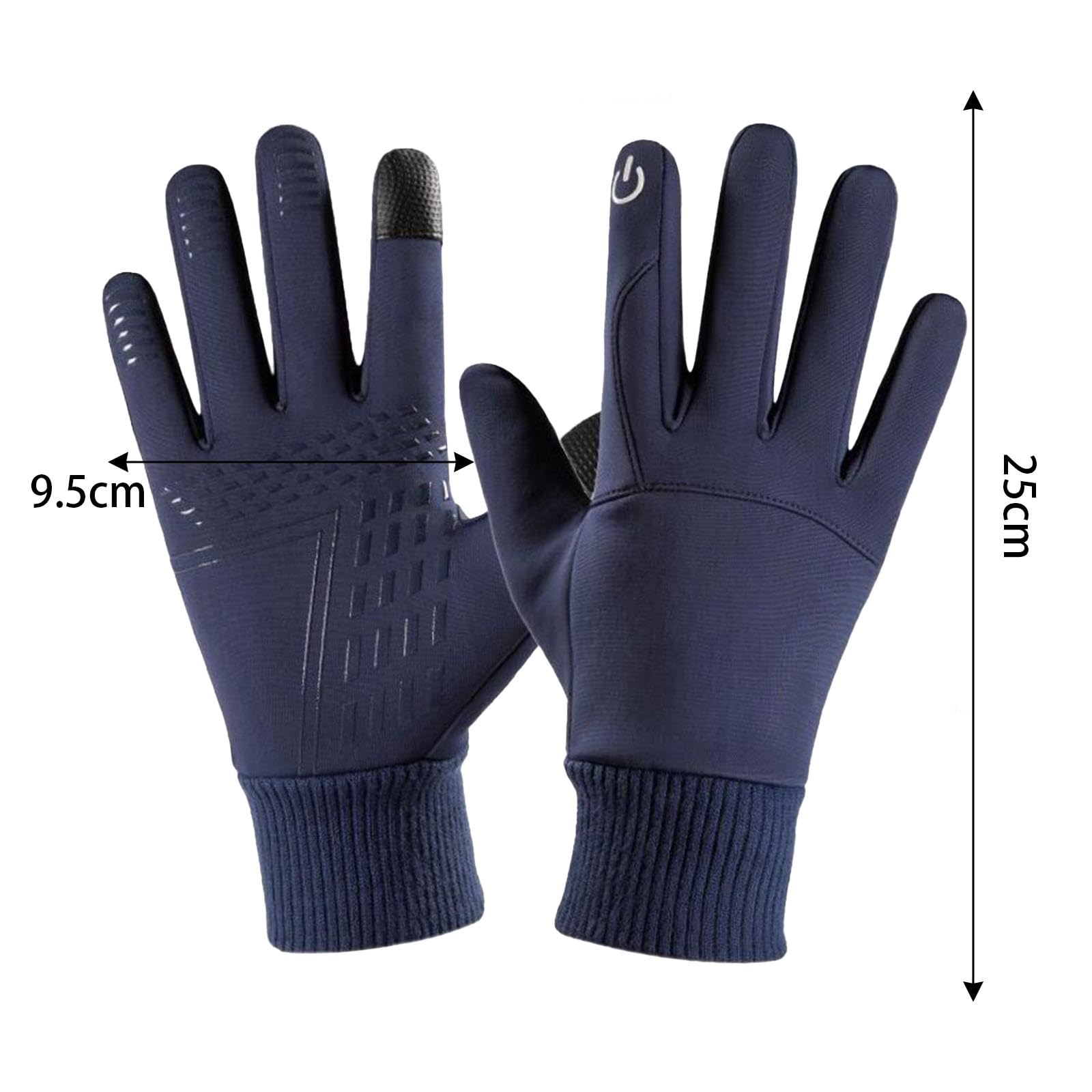 RNXRZANK 3xWinter Gloves Warm Mittens, Waterproof Touchscreen Skiing Glove Snow Gloves for Snow Skiing Driving Cycling Sports