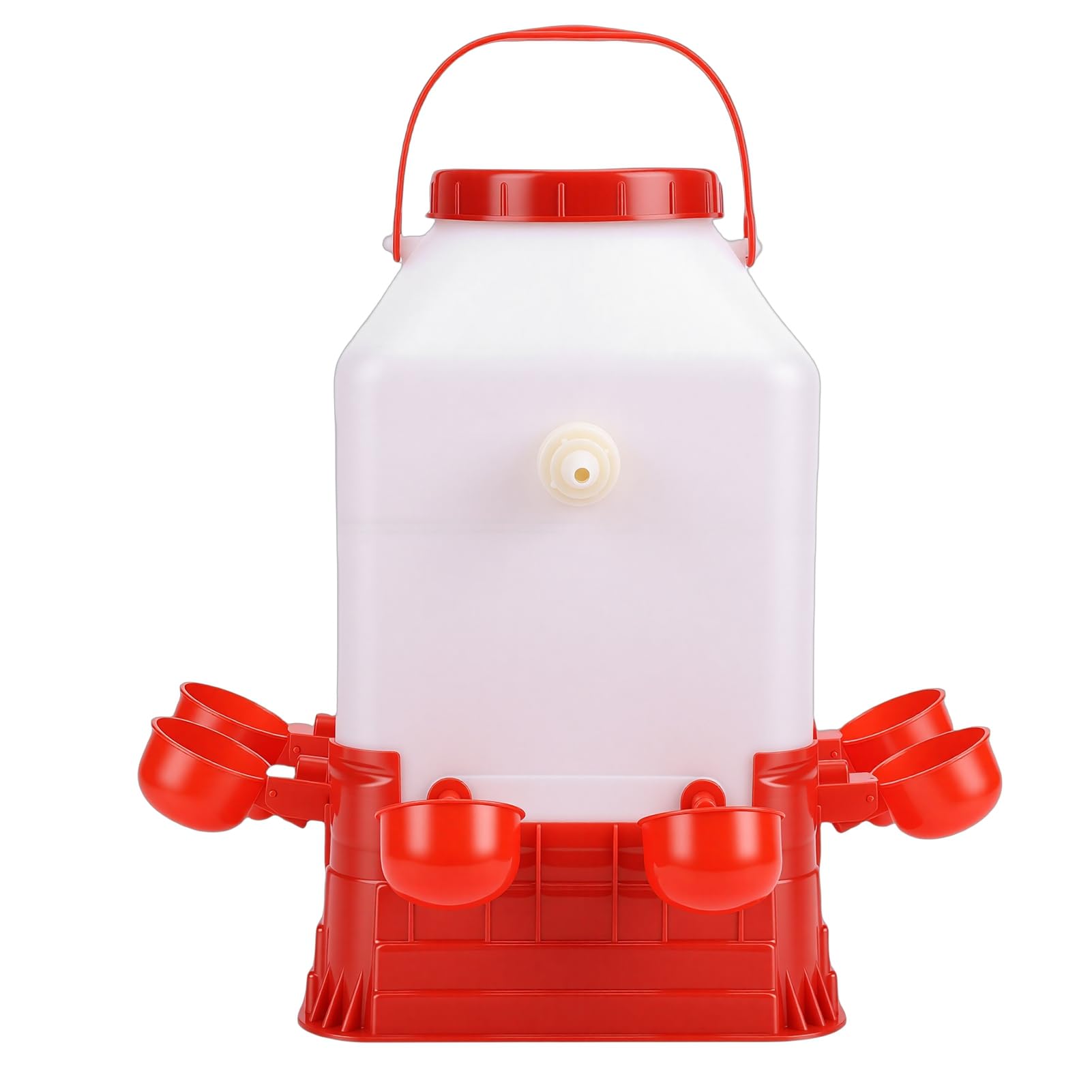 Bebedero automático para Aves de Corral Dispensador de Bebedero para Aves de Corral Multifuncional de Gran Capacidad con 8 tazones para Granja