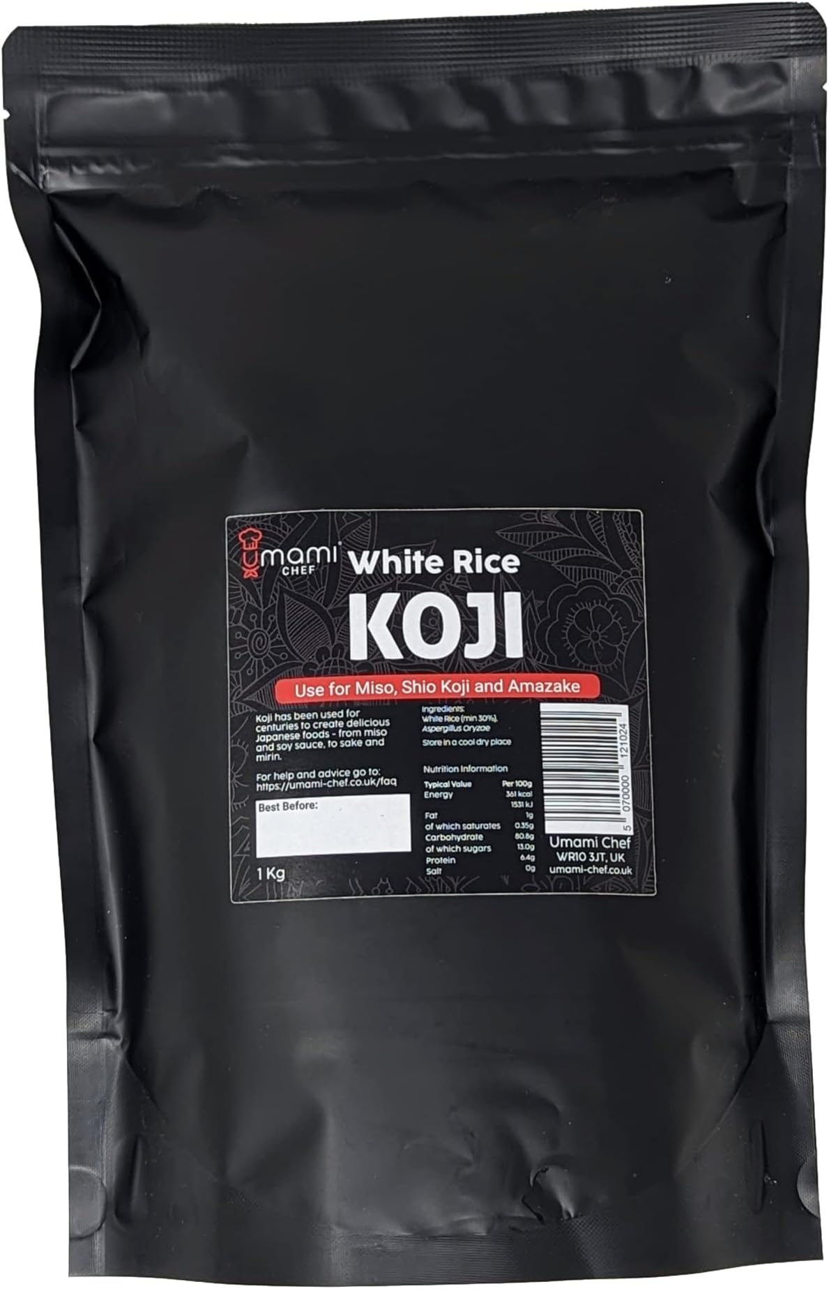 White Rice Koji 1Kg for Making Miso, Amazake and Shio Koji…