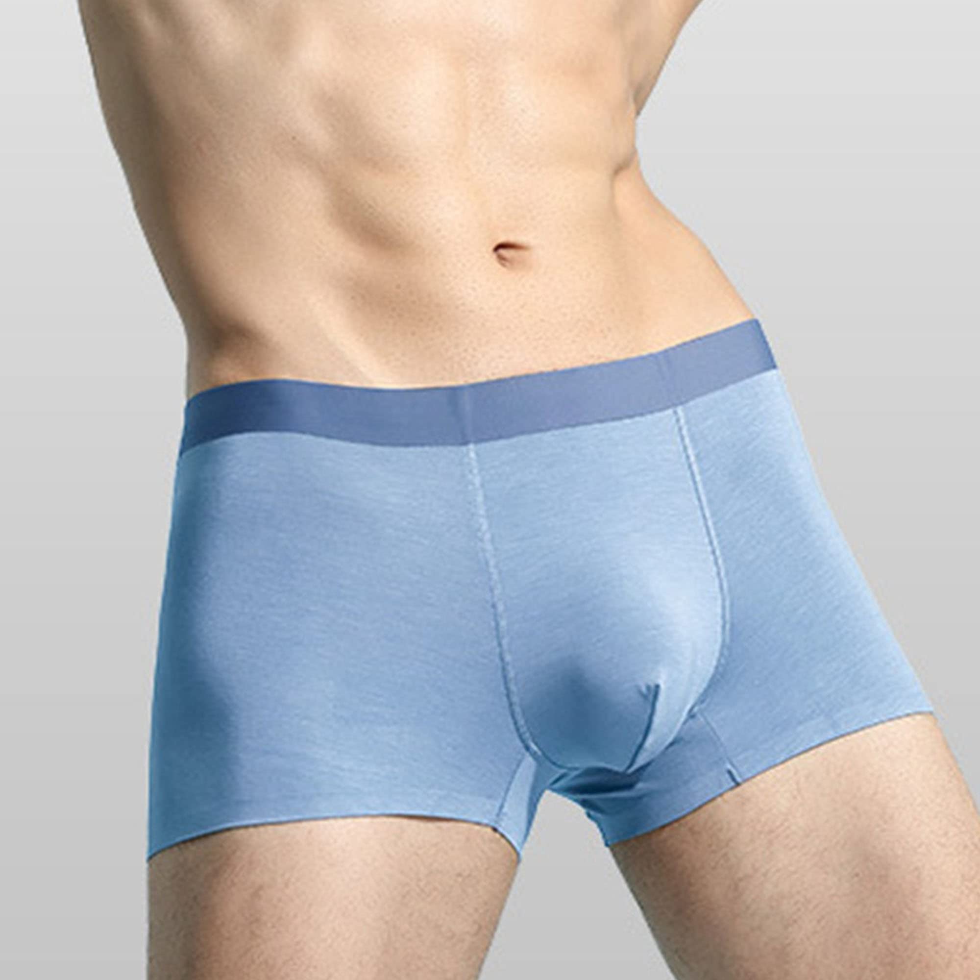 JEShifangjiusu Boxer da uomo, comodi, in cotone elasticizzato, traspirante, traspirante, traspirante, traspirante, confezione da 4