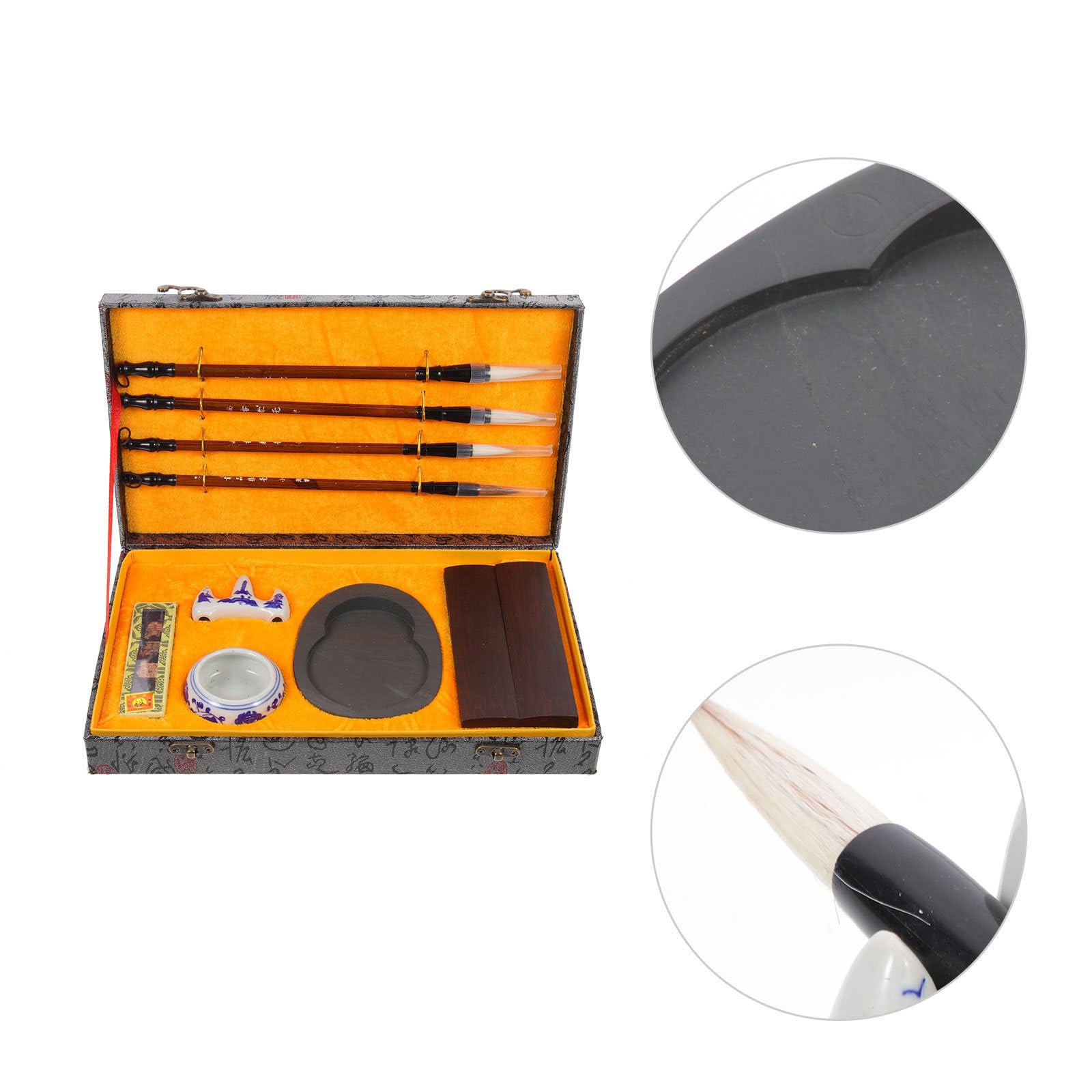 Healifty Pinceau D'entraînement à L'encre pour Calligraphie Élève en Bois