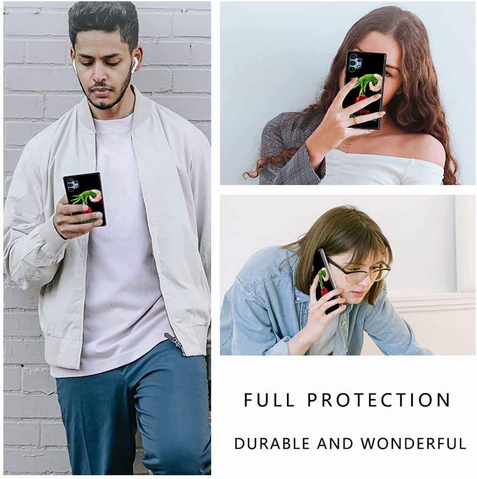 Miniatura 4 de Funda compatible con Samsung Galaxy A32, diseño de patrón estético de Feliz Navidad, protección de cuerpo completo a prueba de golpes para Samsung