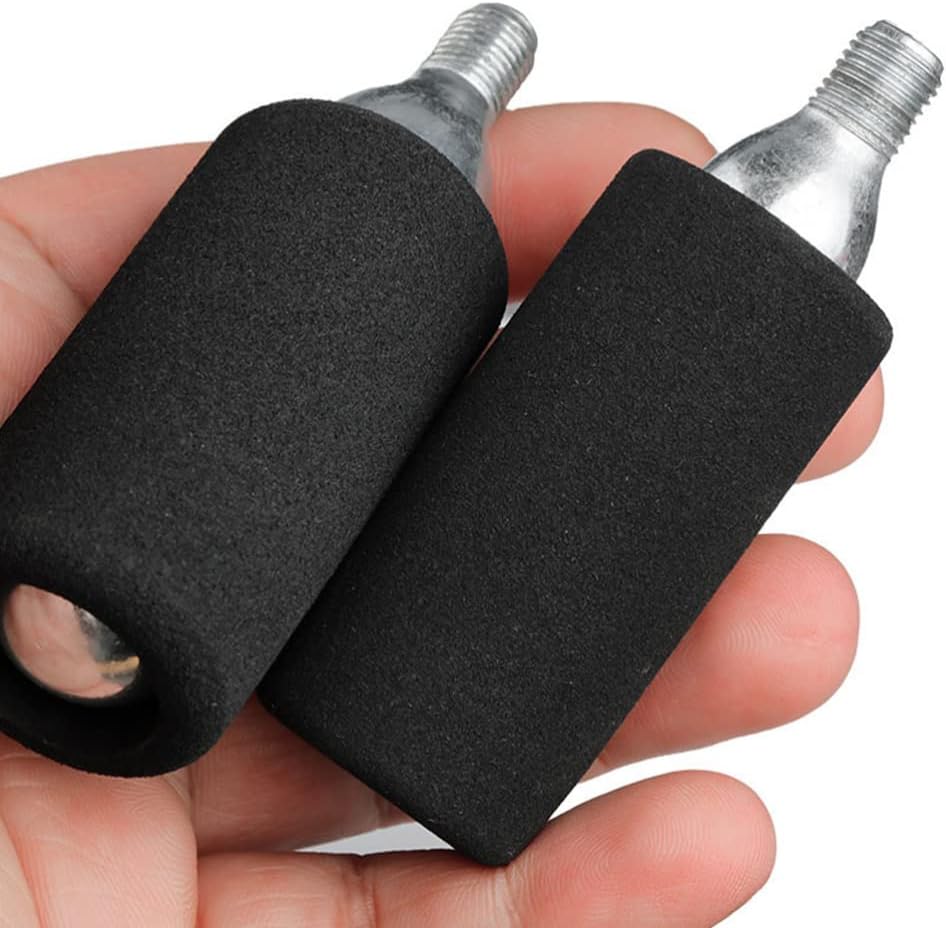 6pcs Bicycle Tires CO2 Inflator Accessories Protective Sleeve Mini Inflator Sponge Sleeves Portable Cycle Tire Pump Covers image 2