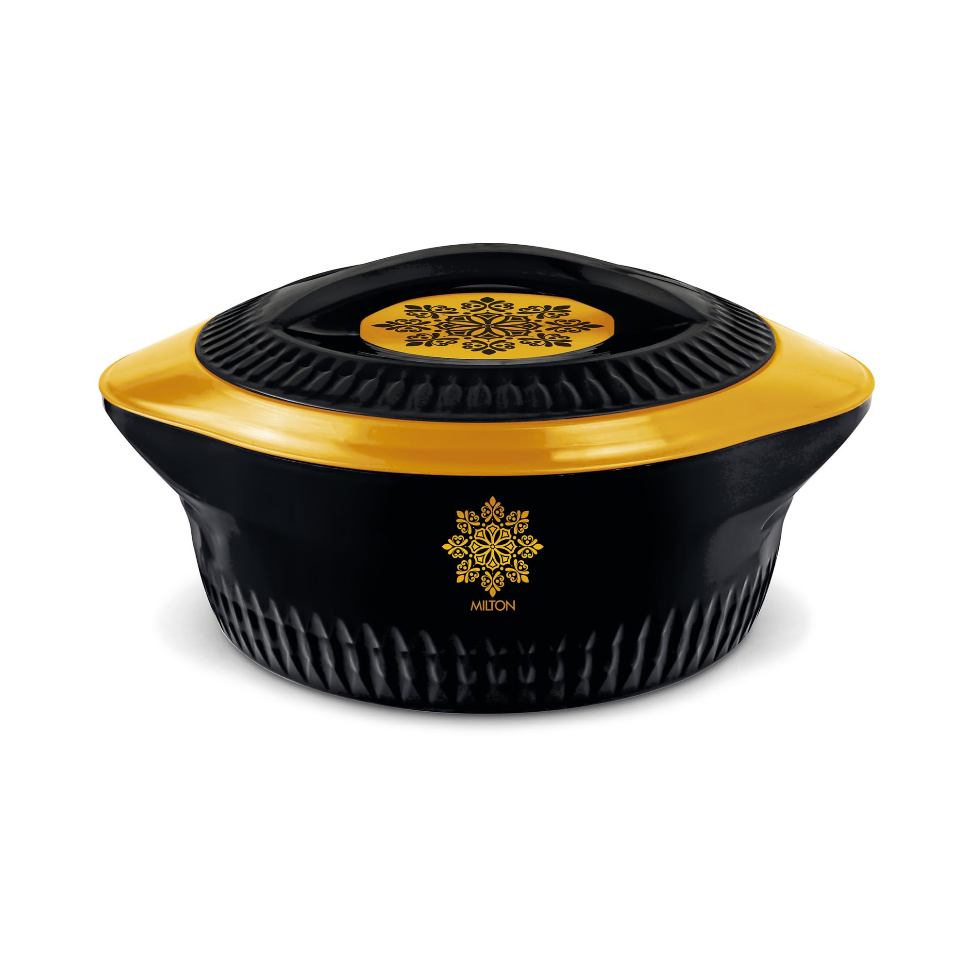 Milton Royal 1500 Insulated Inner Stainless Steel Casserole, 1.27 Litres, Black Gold | BPA Free | Food Grade | Hot & Cold