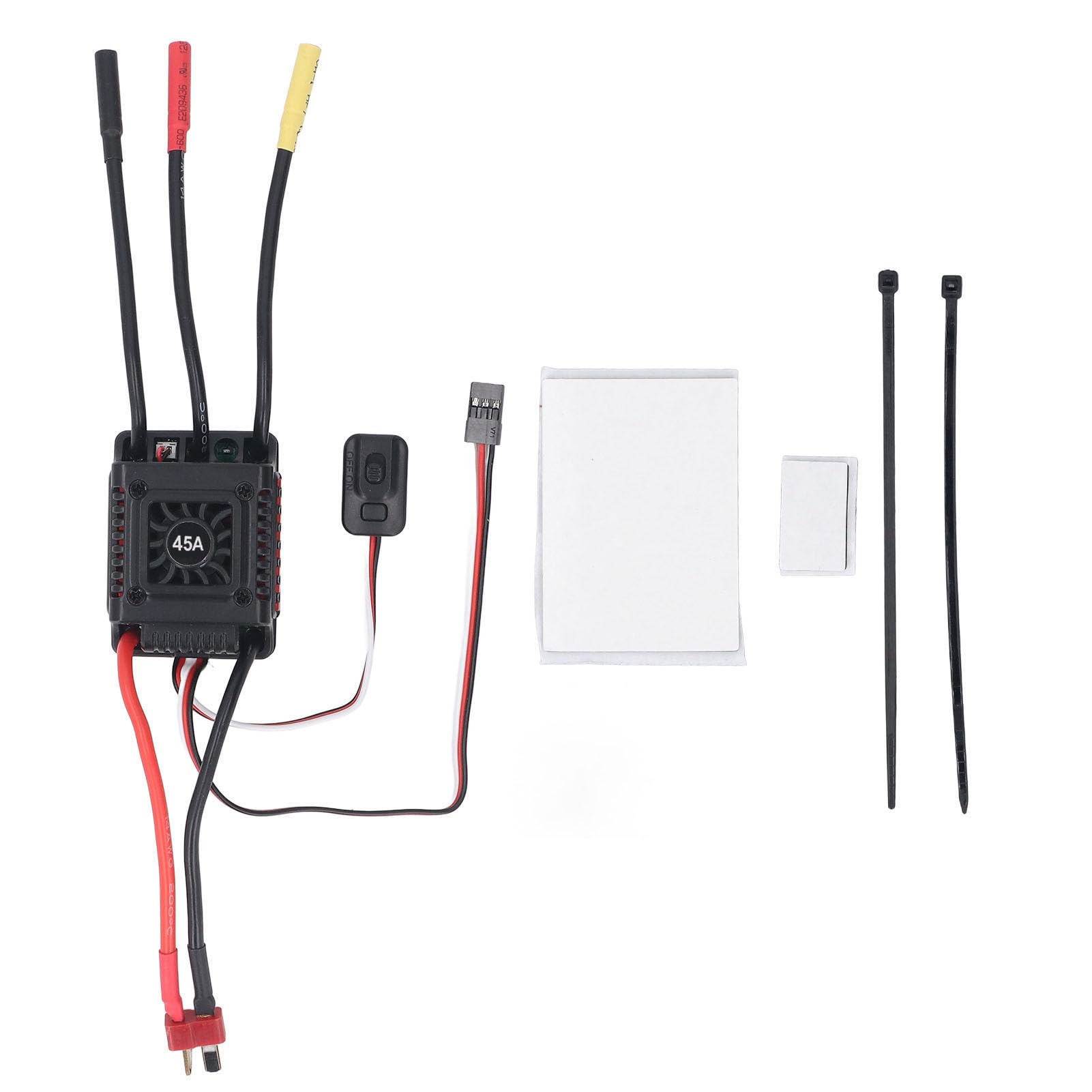 ESC de 45A ajustable con sensor compatible para camión RC de escala 1/10 8