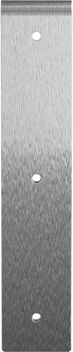 Ekena Millwork BKTM02X10X10HASS 2-Inch W x 10-Inch D x 10-Inch H Hamilton Bracket, Stainless Steel
