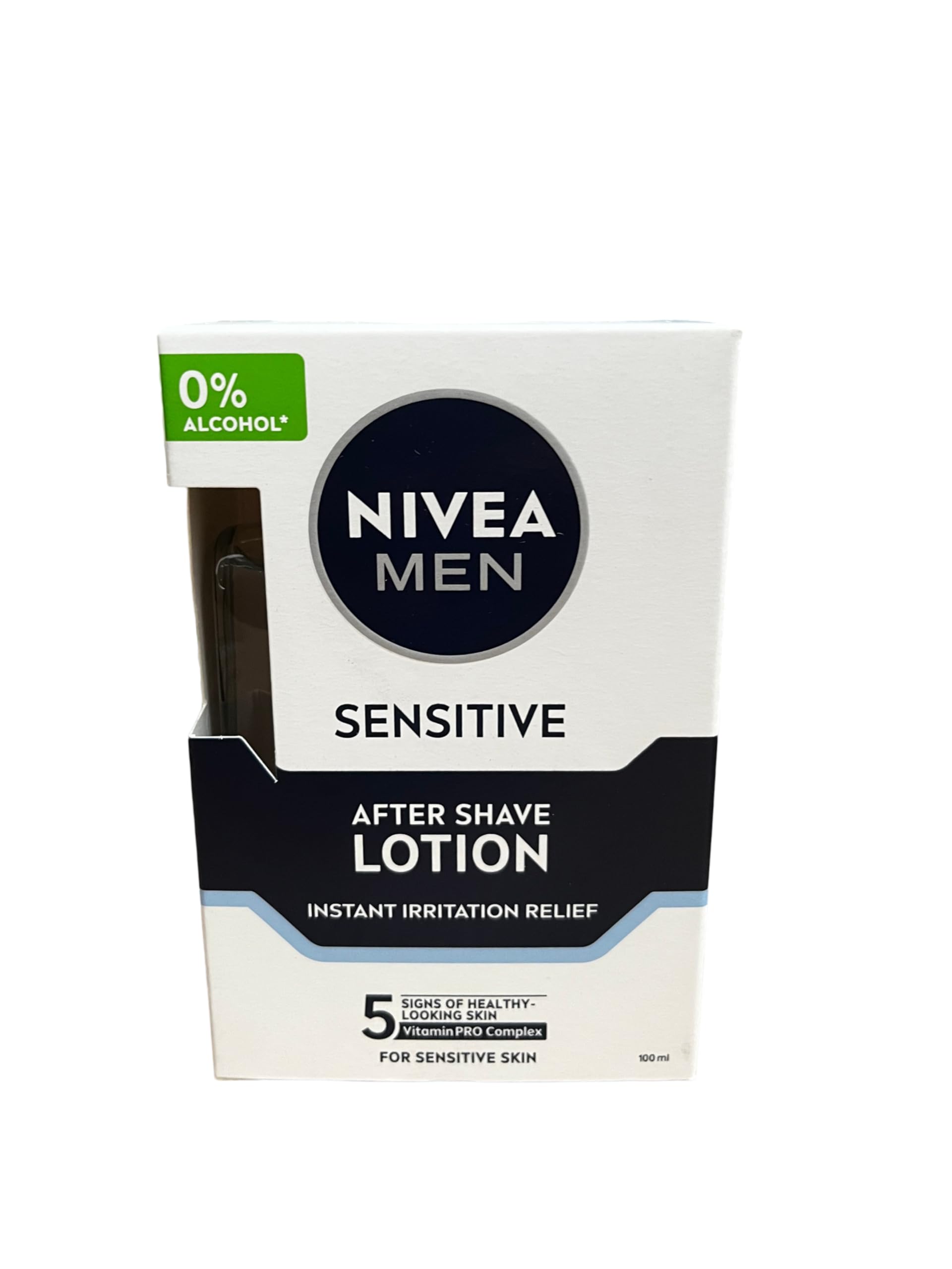 NIVEA MEN Shaving, Sensitive After Shave Lotion for Face, 100ml