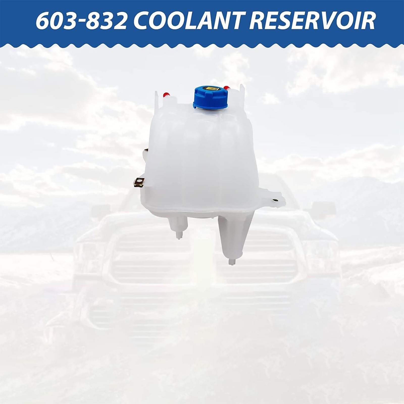 Tanque De Expansión del Radiador 52014880AA 68097622AA Accesorio Repuesto Depósito Refrigerante para Refrigeración ProMaster 1500 2500 3500