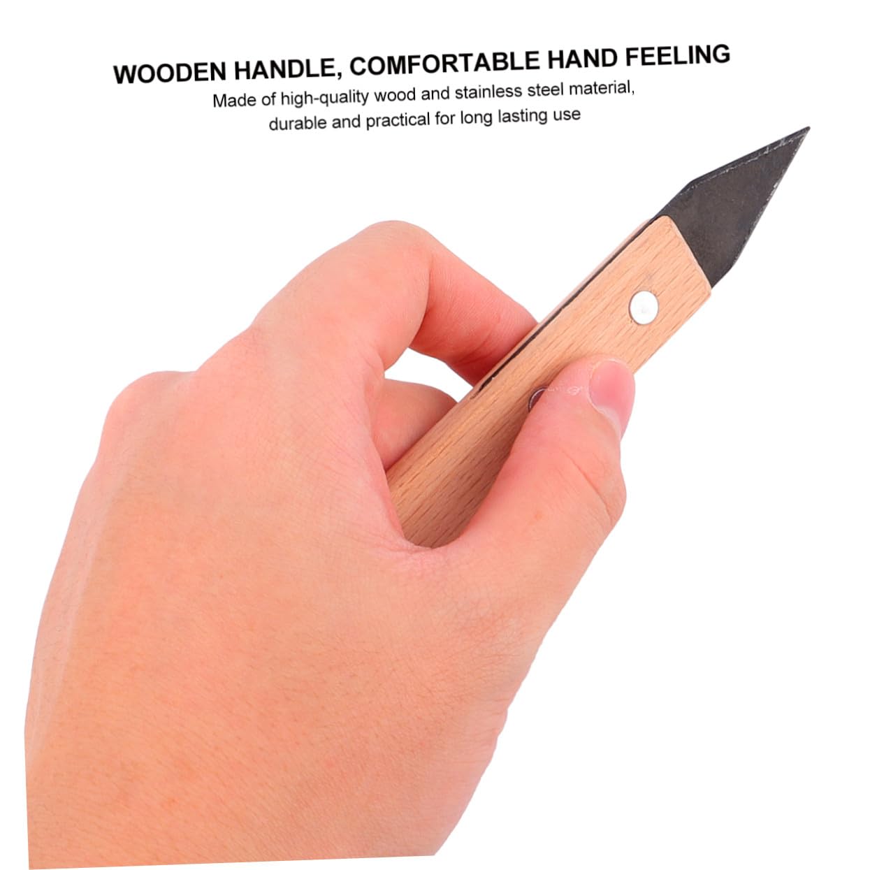 Color Aleatorio para Esculpir Cerámica Juego de 8 Herramientas de Acero Inoxidable Mango de Madera, para Tallado y Modelado de Arcilla en Artesanía
