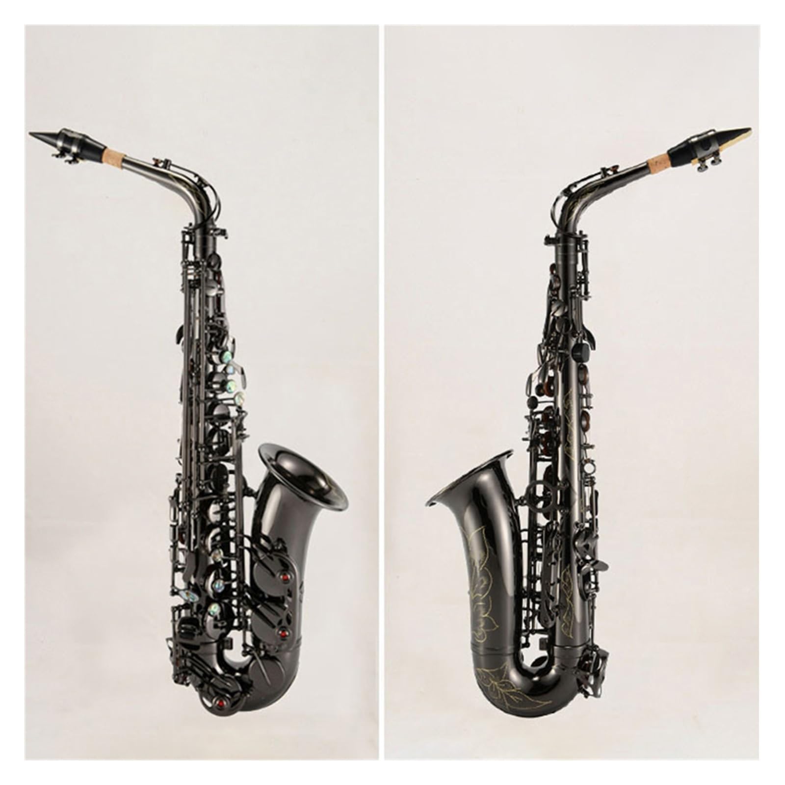 professionnel Saxophone Clés De Type Français En Laiton Alto Mib Saxophone Instrument Saxophone Alto Nickelé Noir