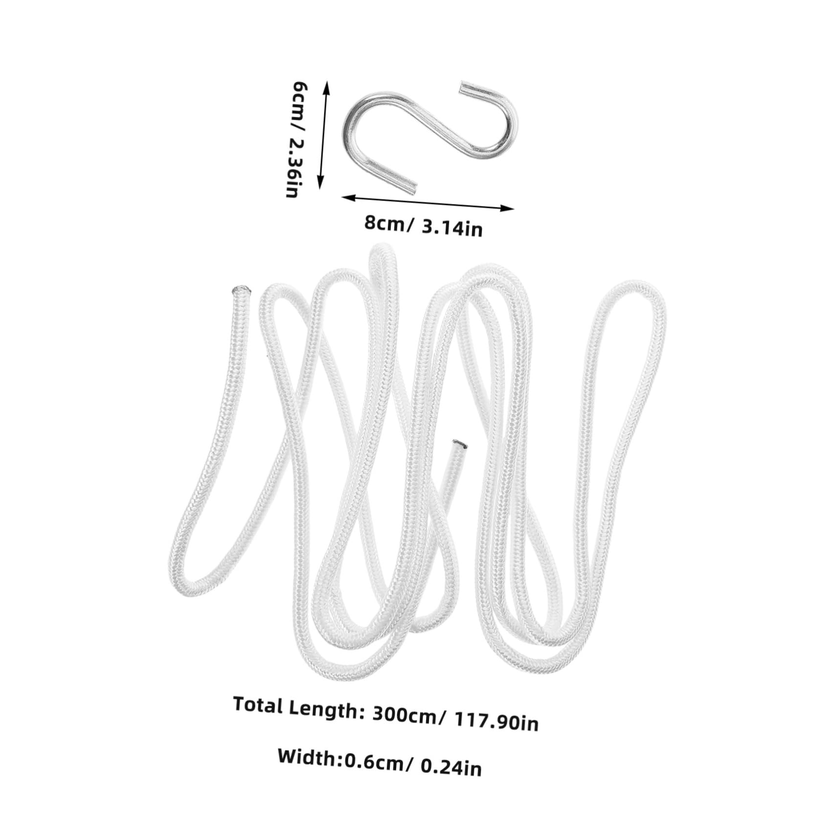 Abaodam Hammock Supplies Swing Rope Hanging Kit Tree Swing Hanging Straps Weather Resistant High Load Capacity Sturdy Nylon Complete Kit