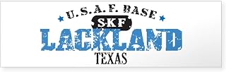 CafePress Lackland Air Force Base 10"x3" Rectangle Vinyl Bumper Sticker Car Decal
