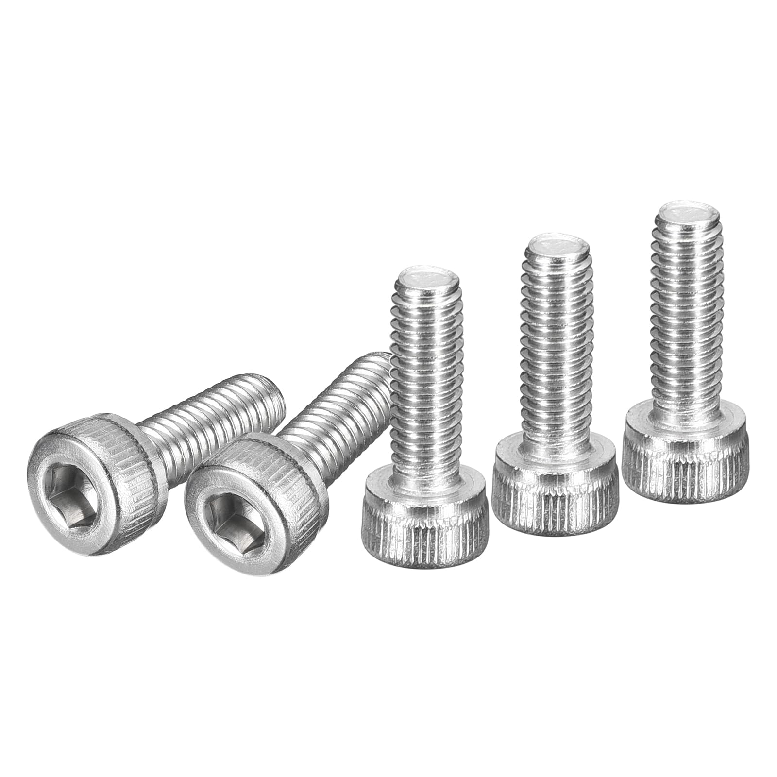 DTGN M3x8mm Socket Head Cap Screws Bolts, 50Pcs 304 Stainless Steel 18-8, Metric Machine Hex Socket Screw, Hex Drive