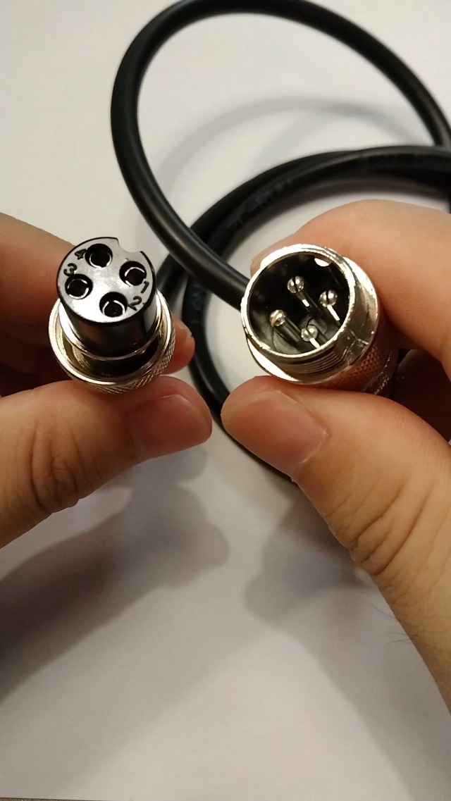 Amazon.com: 16.4 ft GX16 4 Pin Cable Male to Female Head Aviation