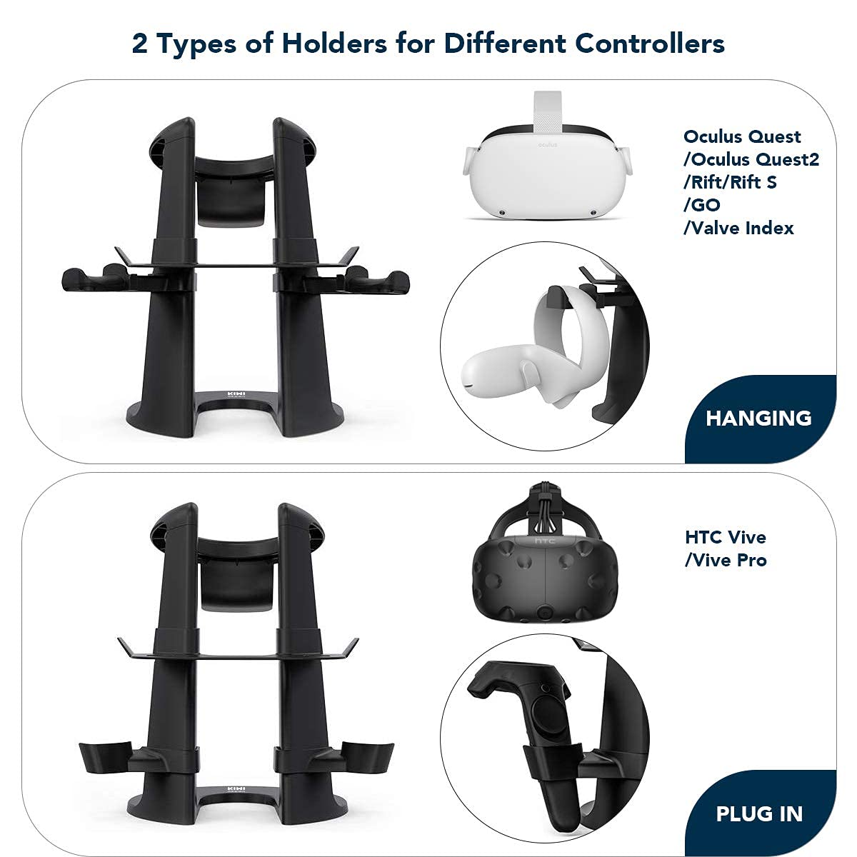 Buy KIWI design VR Stand, Headset Display Holder and Controller Holder