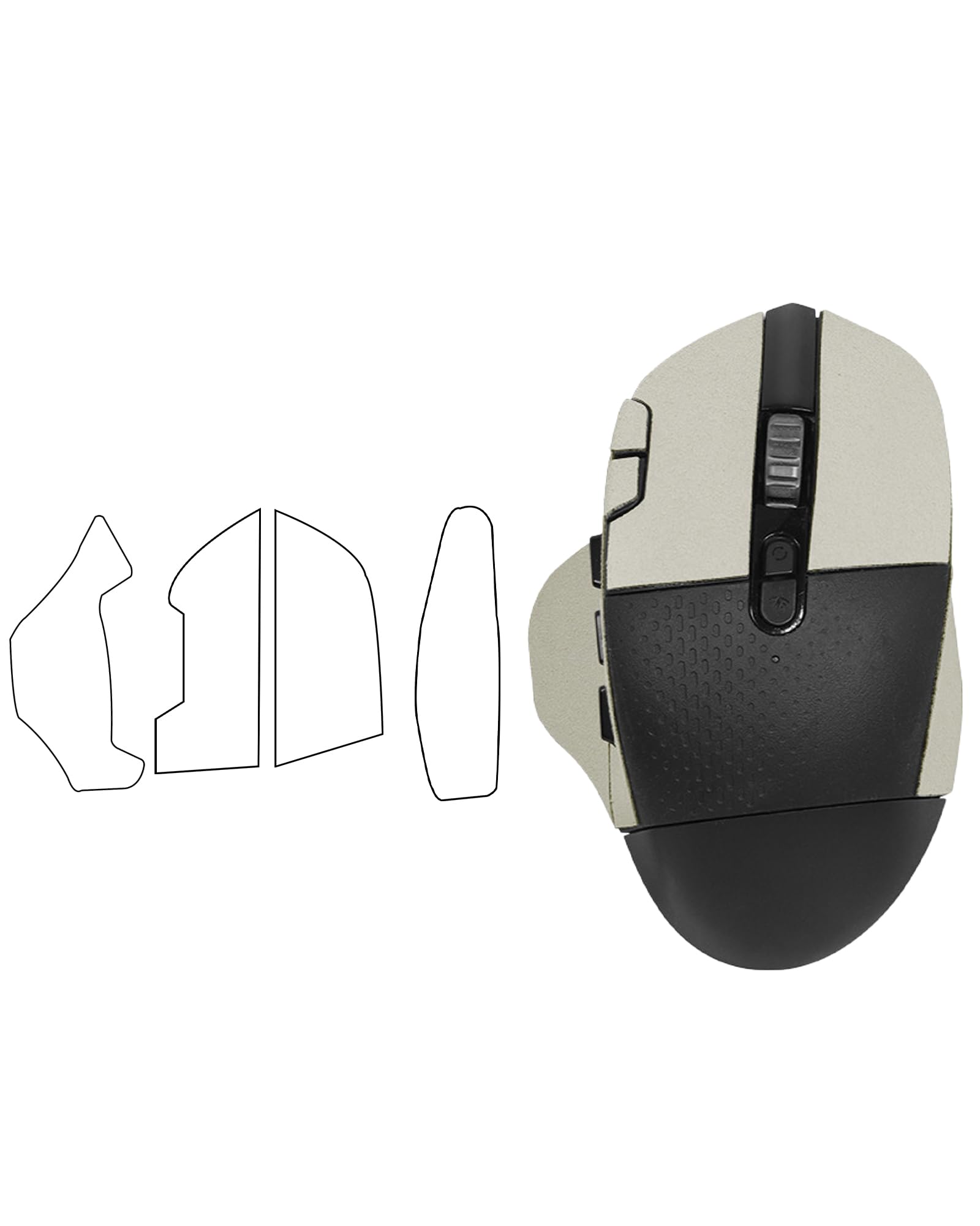 Grip anti-transpiration Logitech G604 bande souris réutilisable - 8