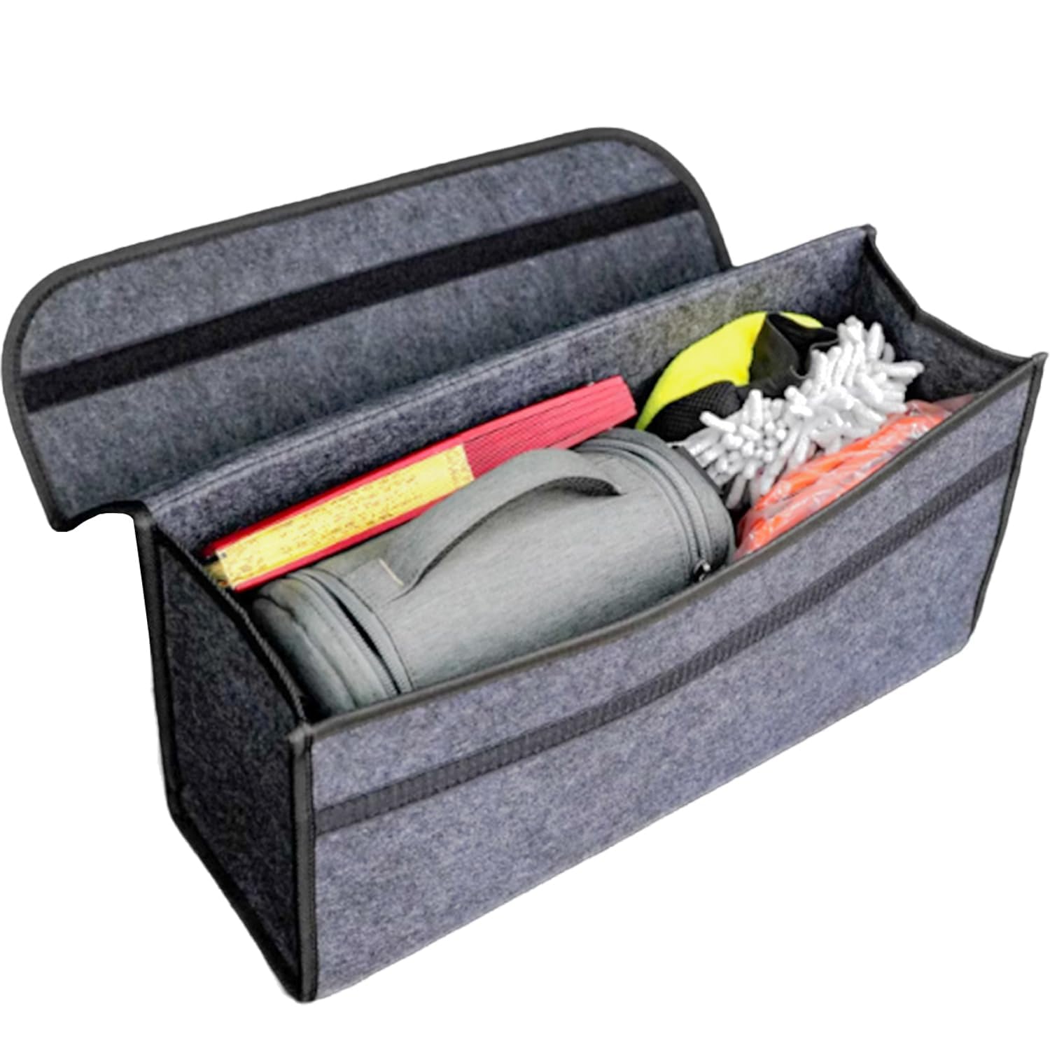 Support De Sac à Main De Voiture, Boîte De Rangement En Feutre De Laine Douce, Sac D'outils De Chargement, Paquet De Rangement, Outil De Couverture, Organisateur De Cofe Automobi, Poche En Filet