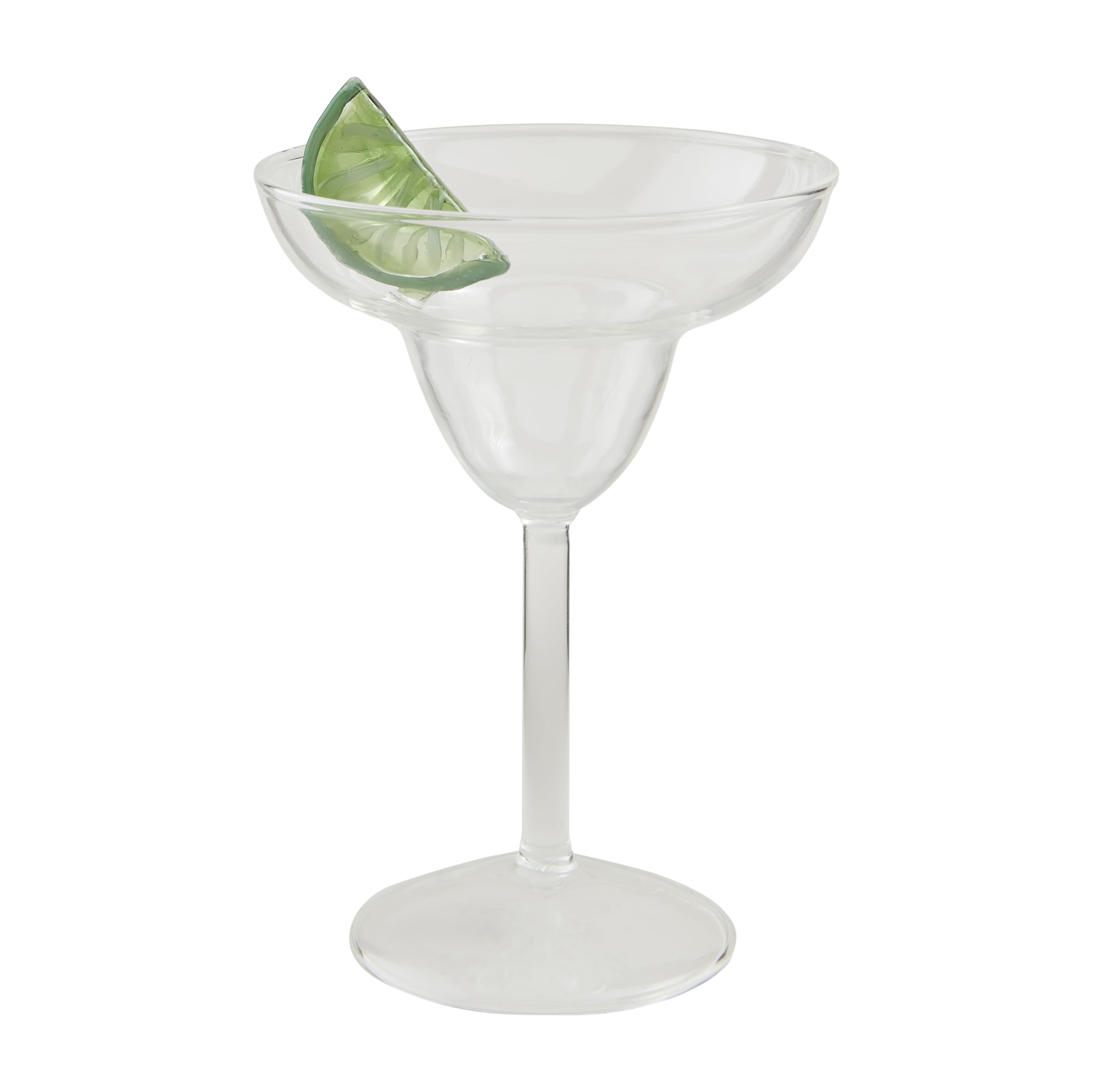 Verre de marg Mud Pie transparent de 14 ml avec motif icône figurative