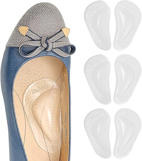 Dr Foot Plantar Fasciitis Arch Support Shoe Insoles 5 Pairs,Thicken Gel Arch Pads For Flat Feet-Self-Adhesive Arch Cushion...