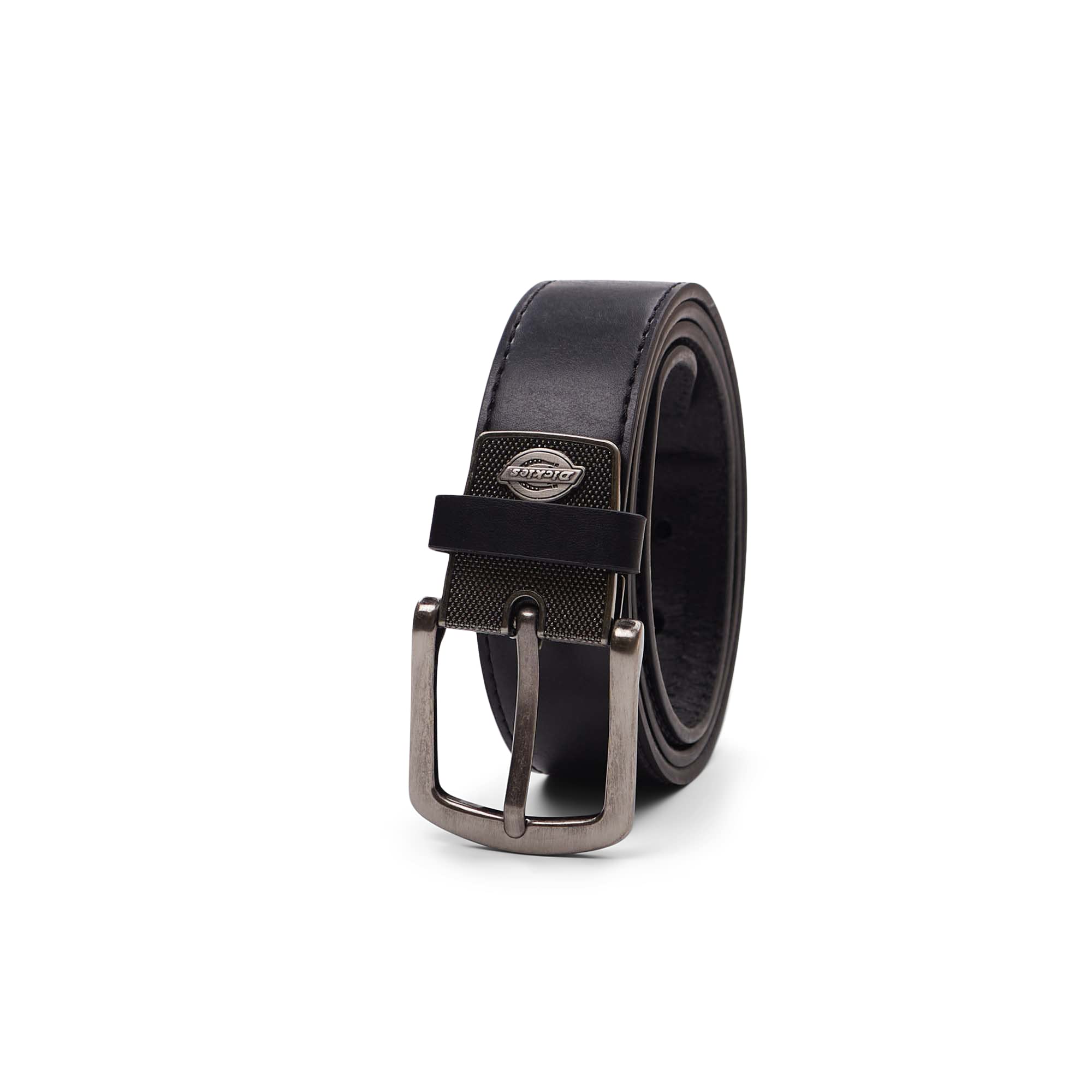 Dickies Men's Black Simplistic Casual Leather Belt, 32