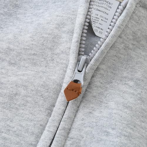 Baby Girls Boys Warm Adorable Hooded Zip Coat for Fall Spring Outerwear 3-24M Kids Jacket4