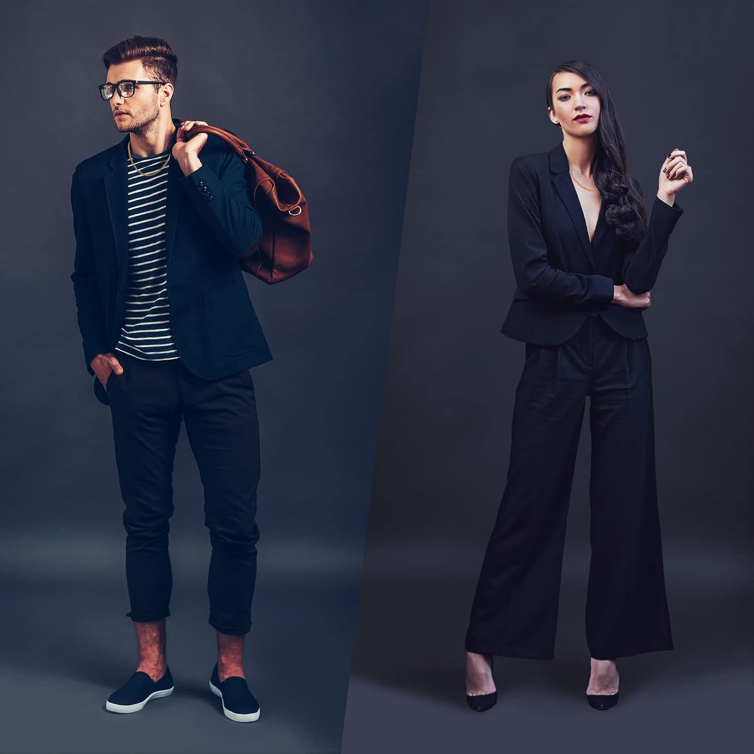 Miniatura 6 de KRKC Cadena de eslabones cubanos de 0197in para hombre collar de oro de acero inoxidable sólido de 18 quilates cadena cubana de oro de 16 a 24