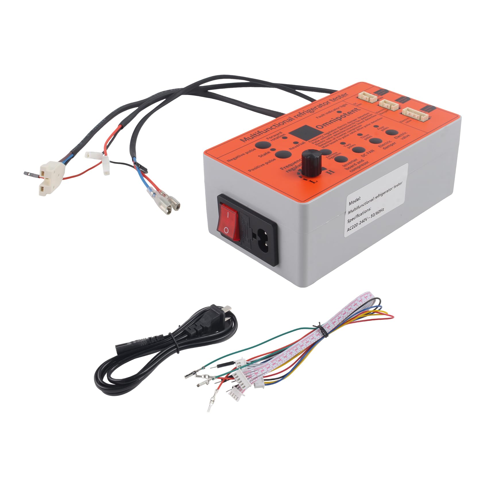 Vjsujehgy Electric Valve Fault Detector DC Fan Damper Inverter Compressor Tester-DC Fan Damper Multifunctional Refrigerator Compressor Tester