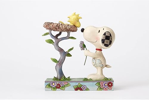 Miniatura 4 de Enesco Peanuts by Jim Shore Snoopy con Woodstock en figura de nido, 6.75 pulgadas