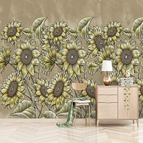 Papier peint 3D plumes de paon pour grand mur de salon moderne