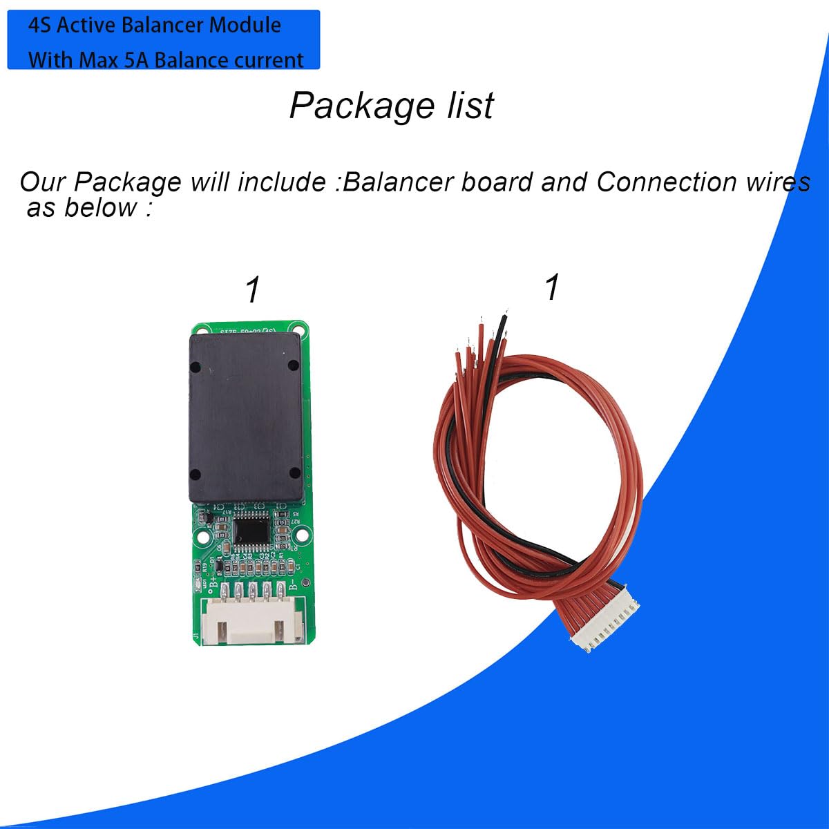 4S Lifepo4 12V Batterie aktiver Balancer 5A