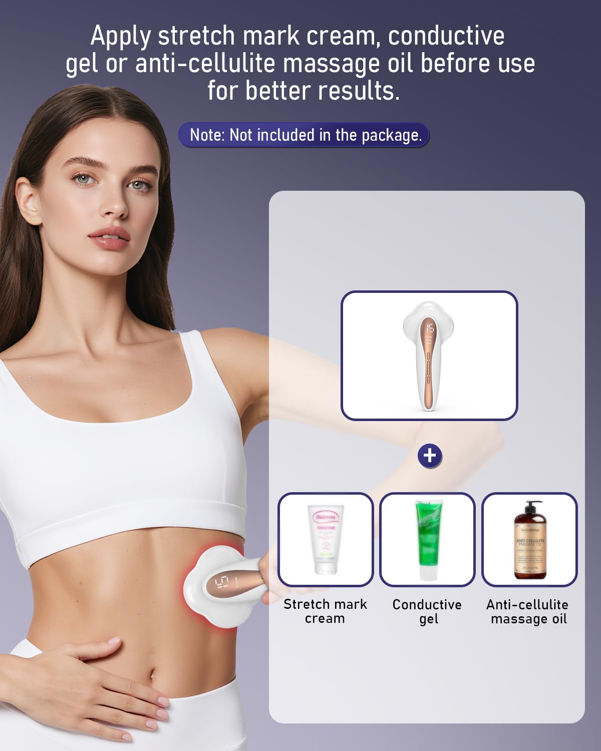 Cellulite Massager, 15 Adjustable Levels, 3 Working Modes