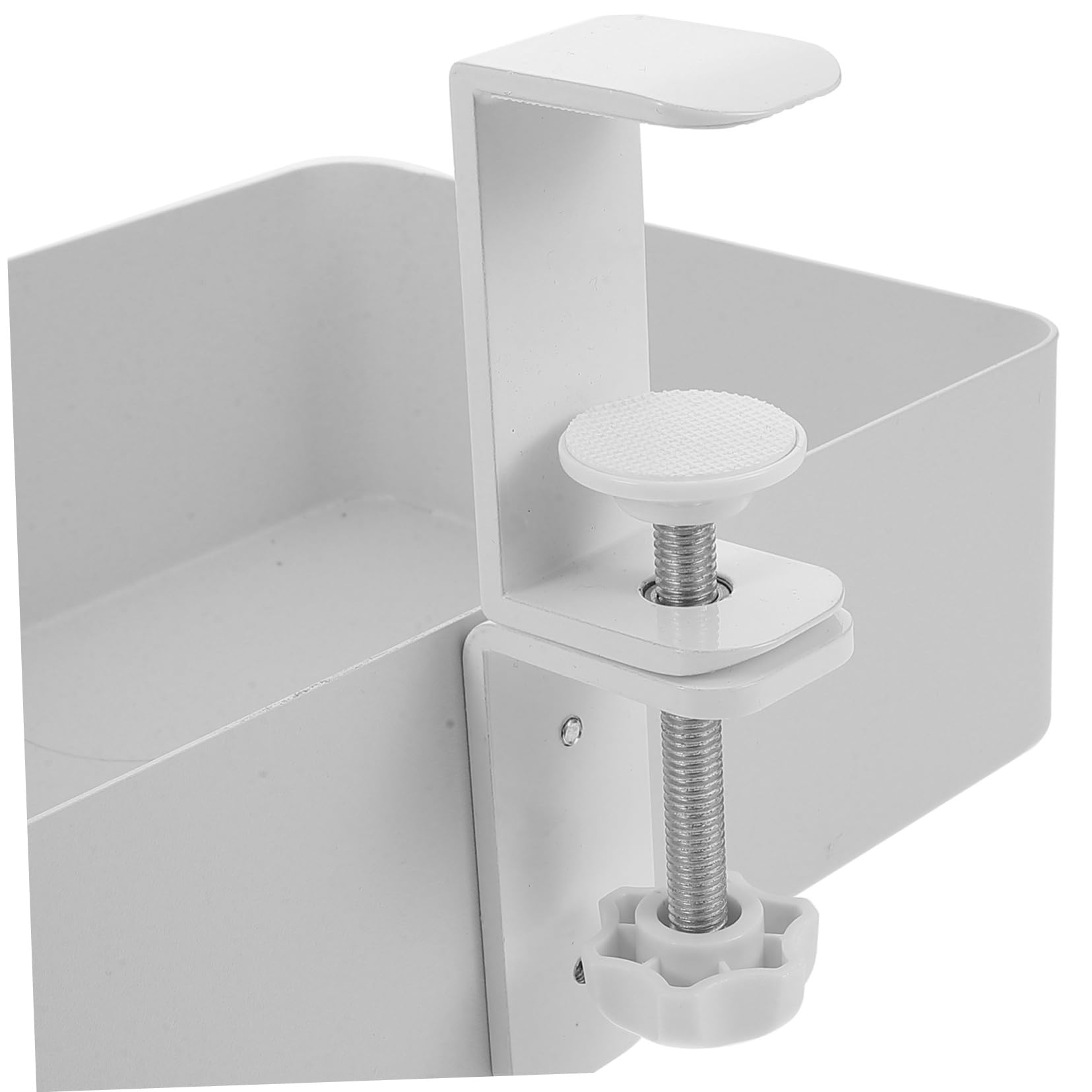 Operitacx Cestino Portaoggetti in Metallo da Appendere Sott Scrivania Mensola Contenitore per Piccoli Spazi in Cucina e Bagno Organizer Multifunzione
