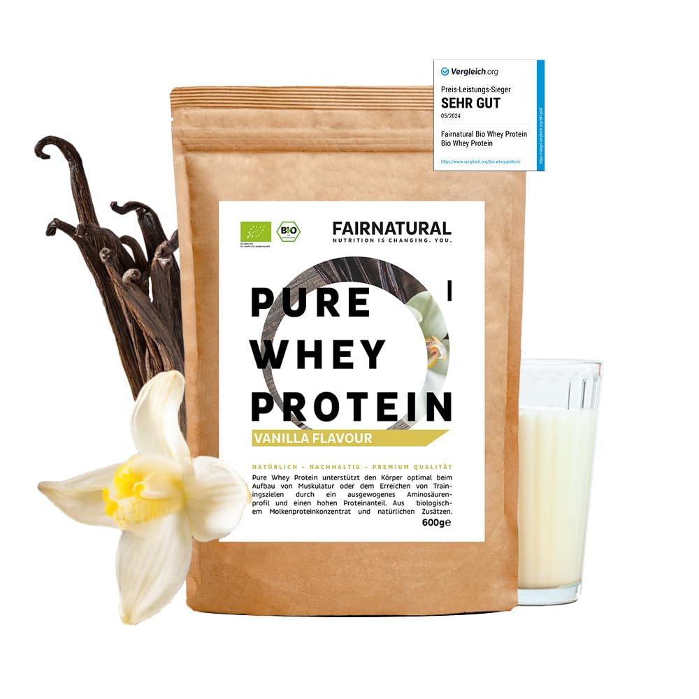 BIO WHEY Protein-Pulver Vanille ohne Chemie