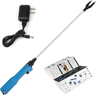 Livestock Prod, Rechargeable Cattle Prod with Charger (42.3inch) Hot Shock Electric Animal Prod for Farm Ranch Pig Goats Cow Safety Shock Prodder with LED Light and Manual…