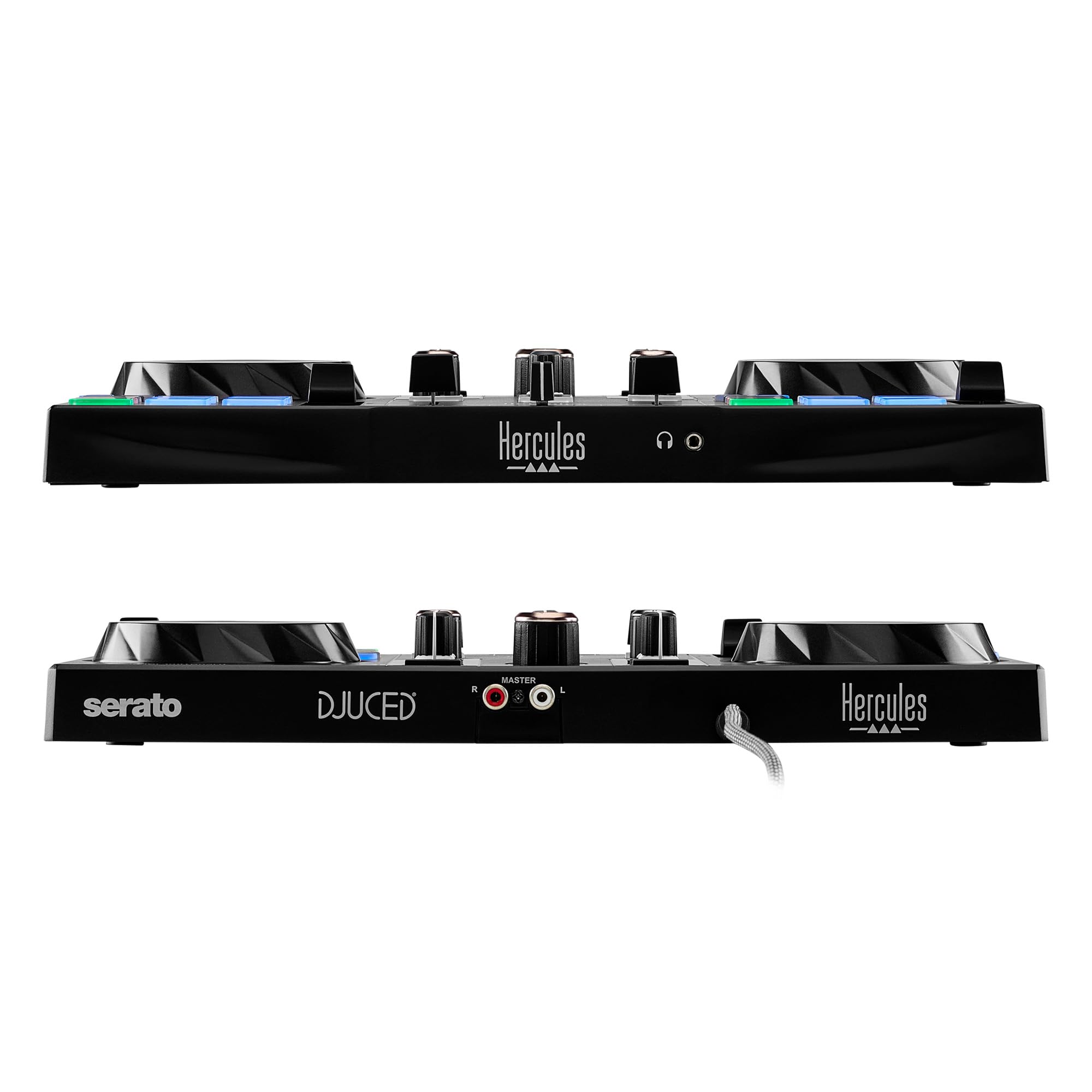 Hercules DJControl Inpulse 200 MK3 avec Casque de Monitoring Hercules HDP DJ45 - Pack DJ Débutant - Logiciels Serato DJ Lite & DJUCED Inclus - Système DJ USB 2 Canaux