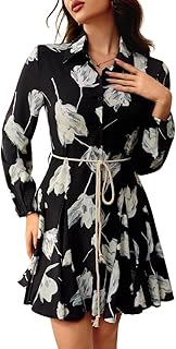 leriya fashion Women Fit and Flare Rayon Western Above The Knee Party Dress-picture-16