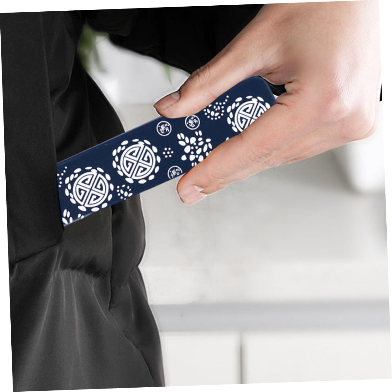 Baguettes avec Boîtes de Rangement Japonaises Pliables, 2 Sets