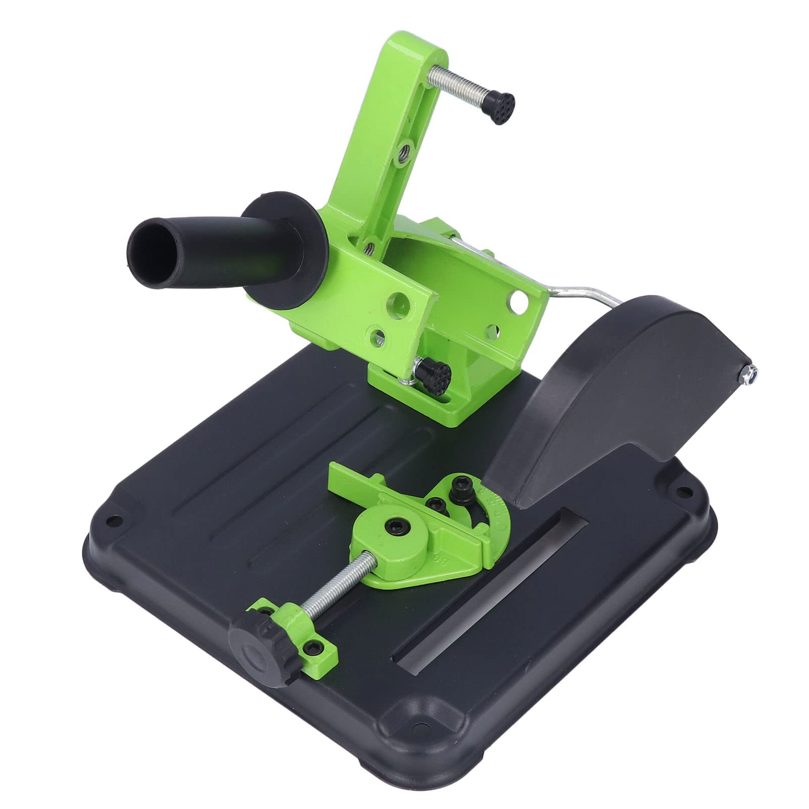 Staffa di supporto per supporto per smerigliatrice angolare Base multifunzionale per taglio di smerigliatrici angolari da 100 a 125 mm Design robusto in acciaio inossidabile ABS