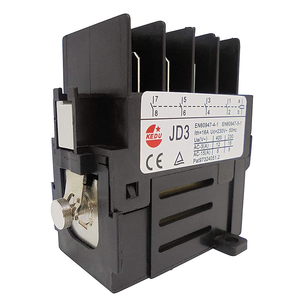 Interruttori a pulsante elettromagnetici industriali impermeabili KEDU KJD11 JD3 8Pins 10Pin interruttore relè (10Pin-230V relè)