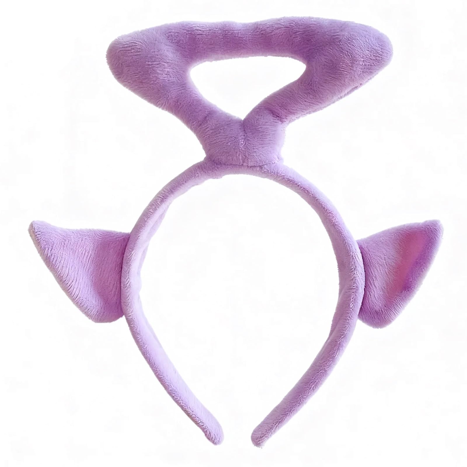 PANMAY Cartoon Headbands Costume Headpiece Washable Cute Headwear Cute Styling Hair Hoop Adults Kids Cosplay Party Decorations (Purple)