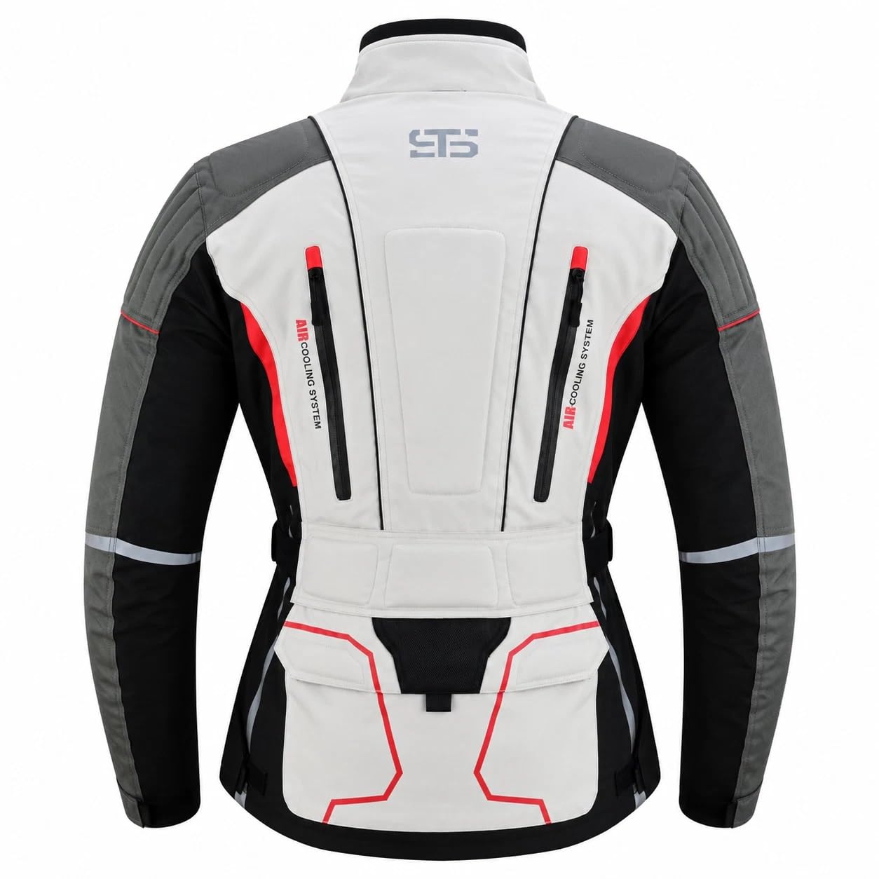 Generico ST 825 Volcano Giacca Moto Donna 4 Stagioni Impermeabile